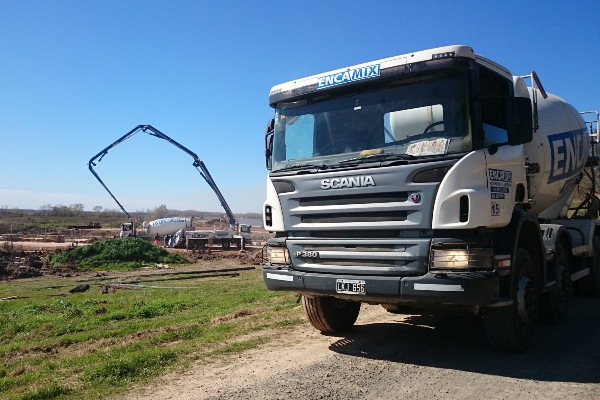 bombeo de hormigón en obra de dificil acceso